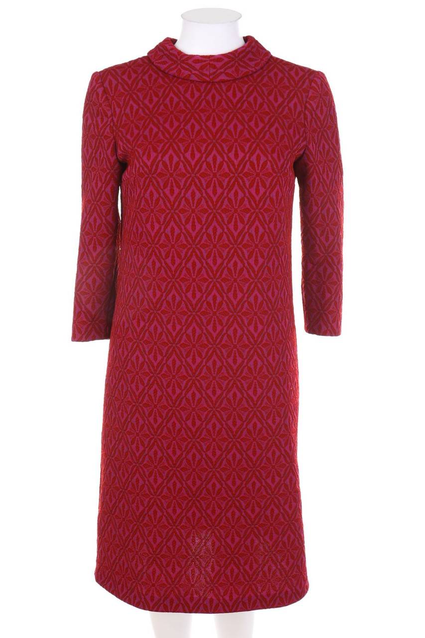 Carou VINTAGE 70s-Shift-Kleid mit Blumen-Print