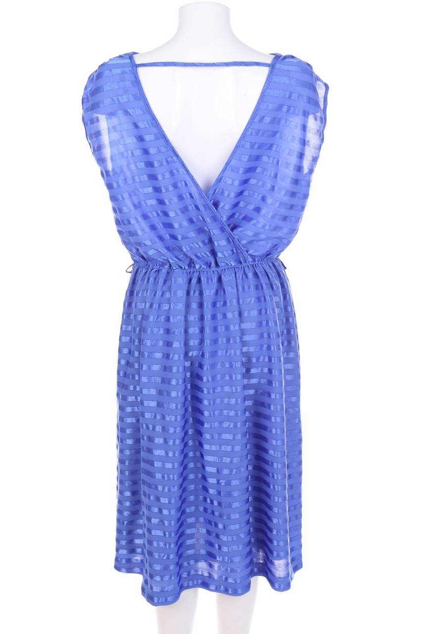 Carou VINTAGE 80s-Midikleid Mit Metallic-Effekt