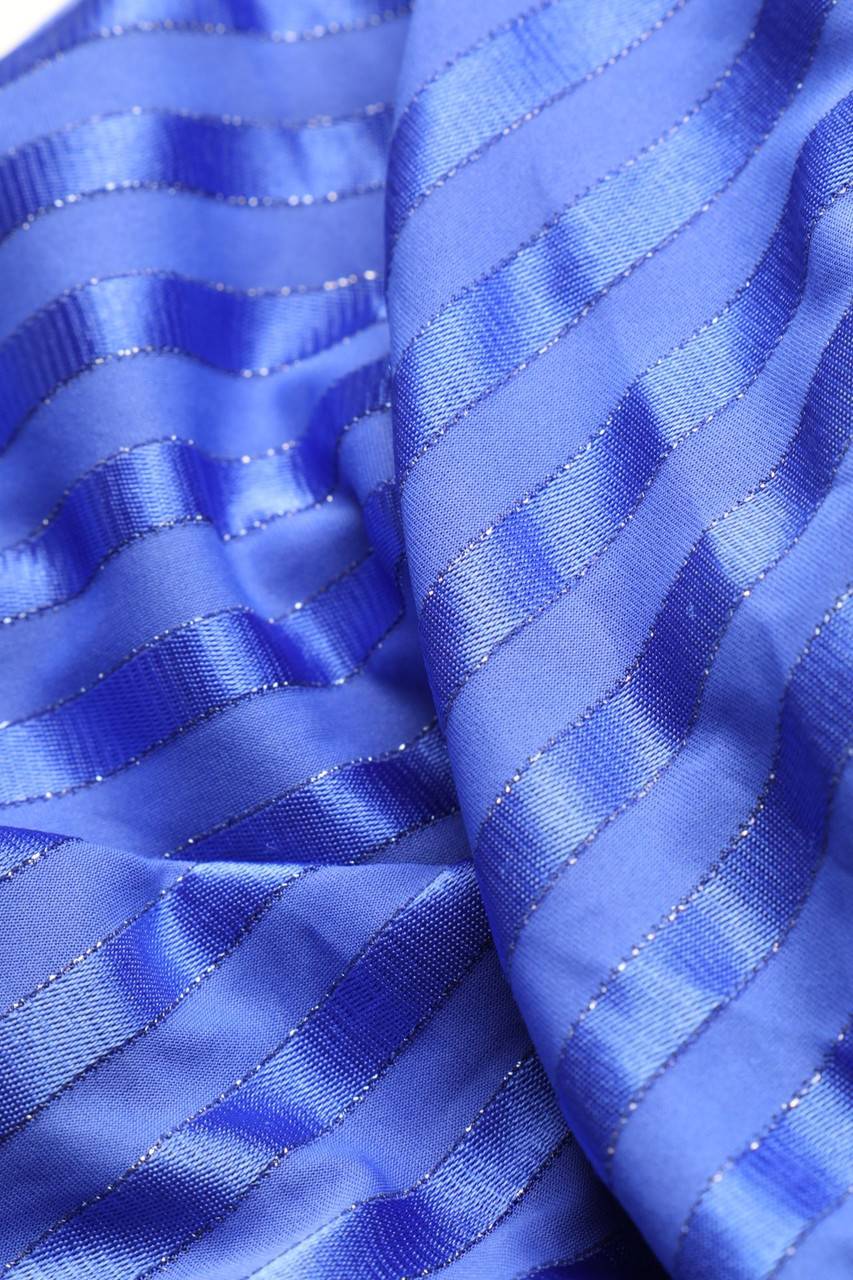 Carou VINTAGE 80s-Midikleid Mit Metallic-Effekt
