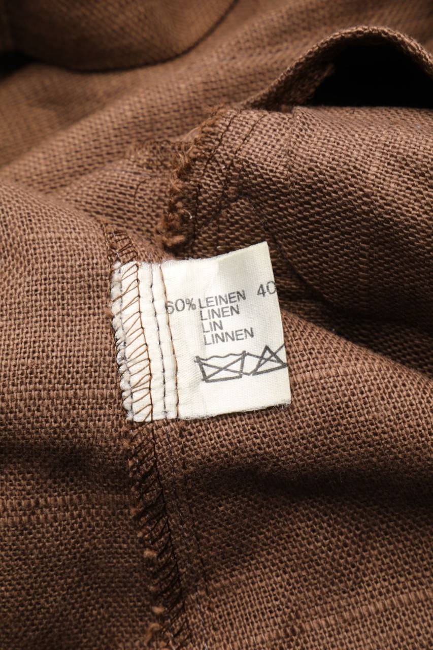 Carou VINTAGE Blazer Aus Leinen-Mix