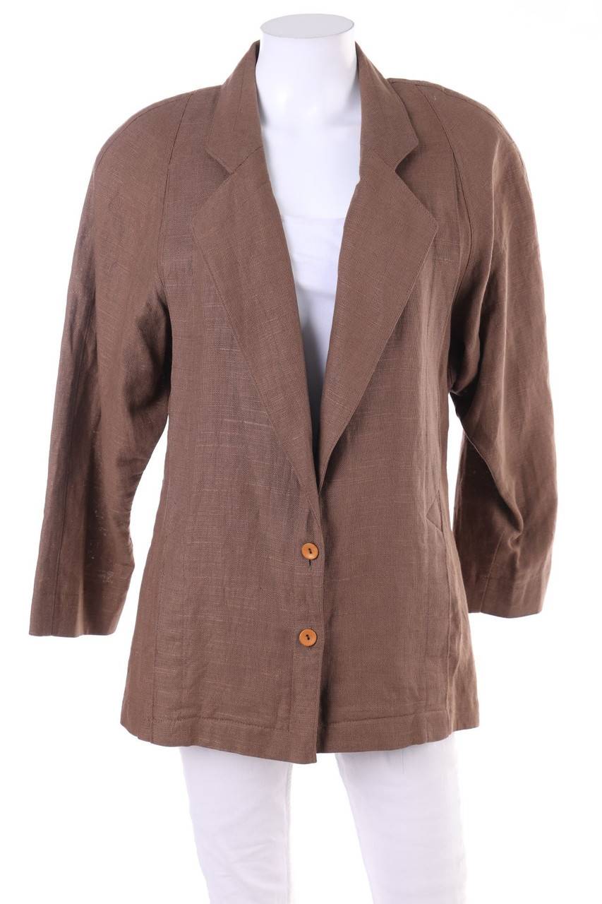 Carou VINTAGE Blazer aus Leinen-Mix