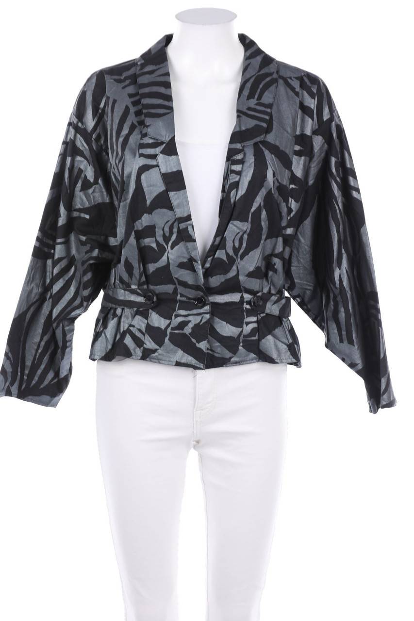 Carou VINTAGE Blazer-Jacke mit Print