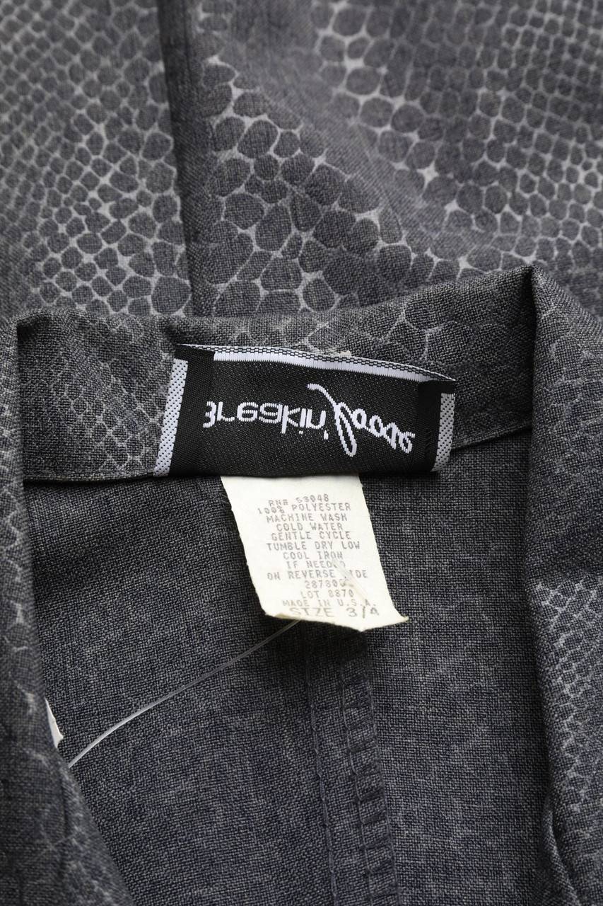 Carou VINTAGE Blazer Mit Animal-Print