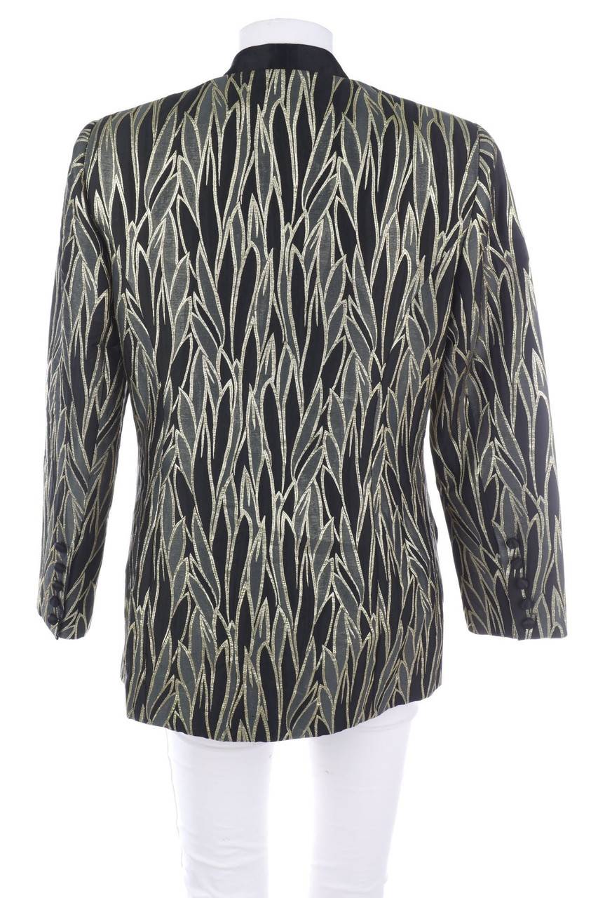 Carou VINTAGE Blazer Mit Metallic-Effekt