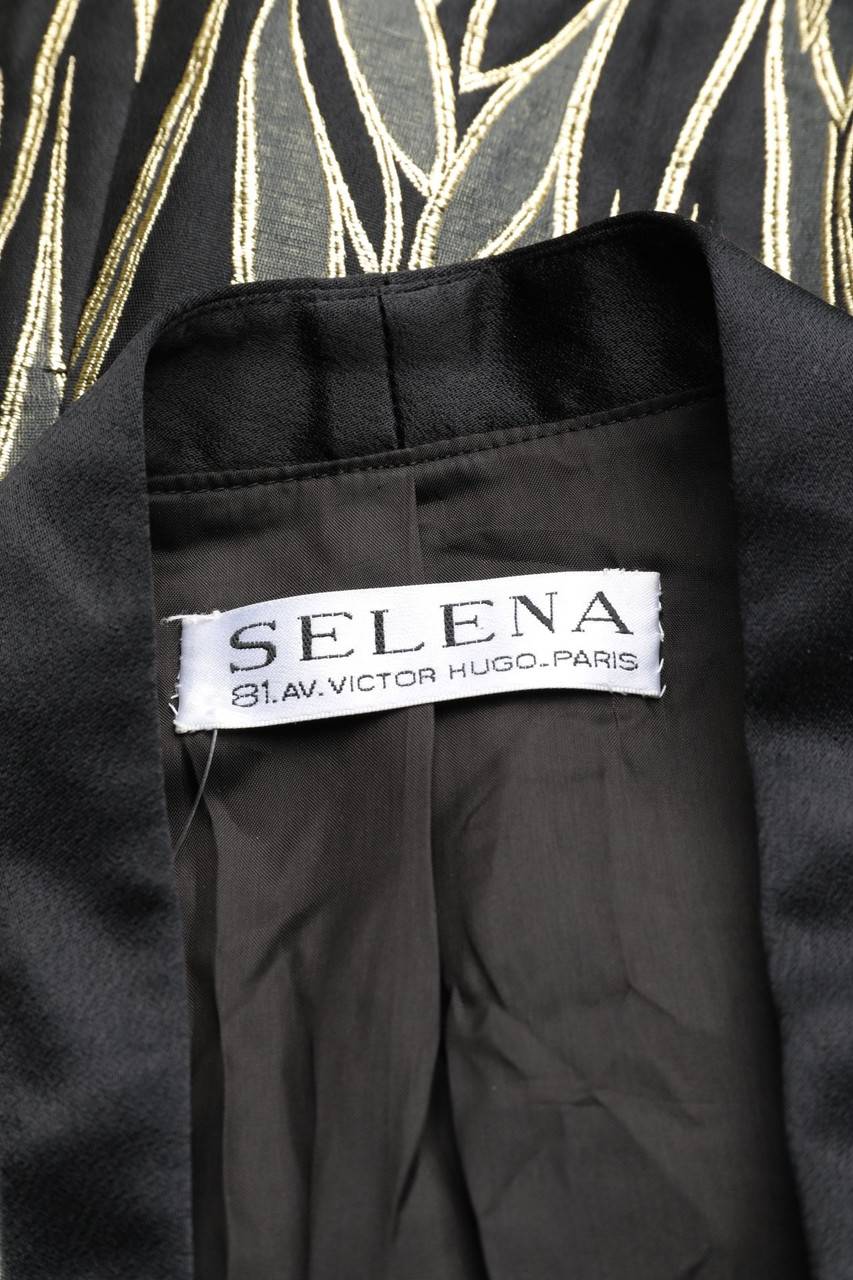 Carou VINTAGE Blazer Mit Metallic-Effekt