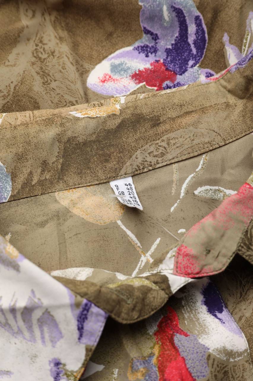 Carou VINTAGE Bluse Mit Blumen-Print