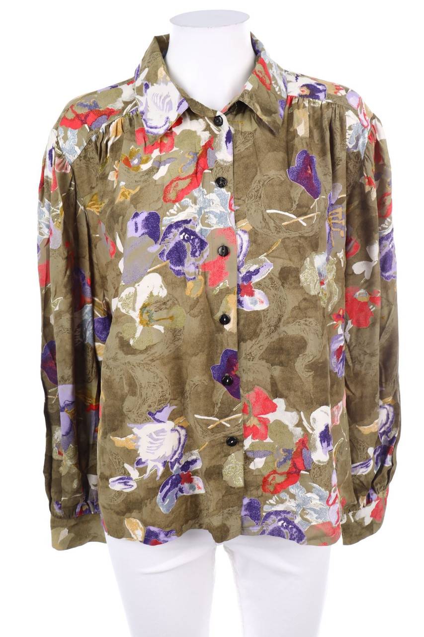 Carou VINTAGE Bluse mit Blumen-Print