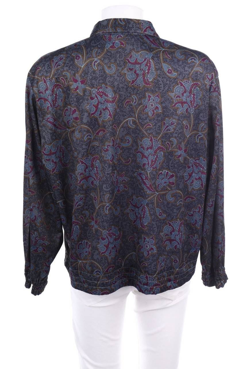 Carou VINTAGE Bluse Mit Floralem Muster