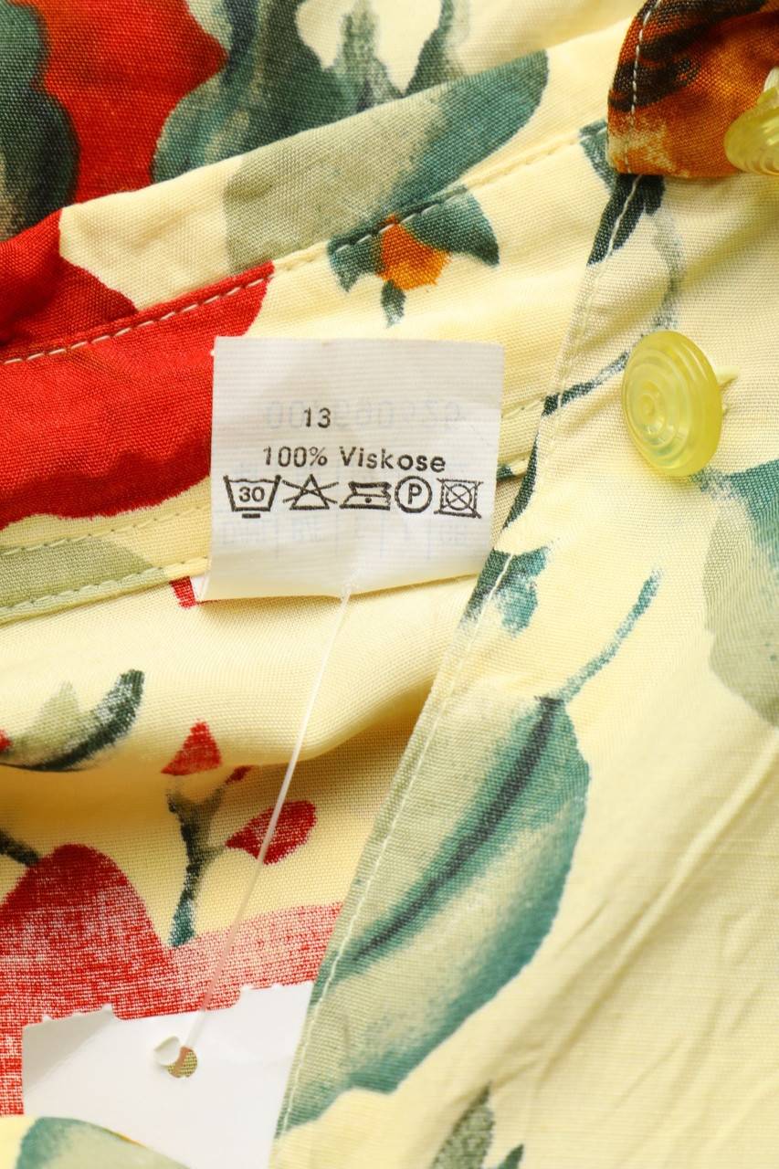 Carou VINTAGE Bluse Mit Floralem Muster