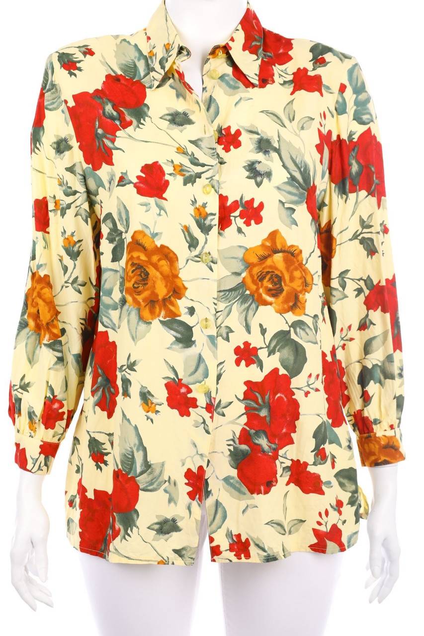 Carou VINTAGE Bluse mit floralem Muster