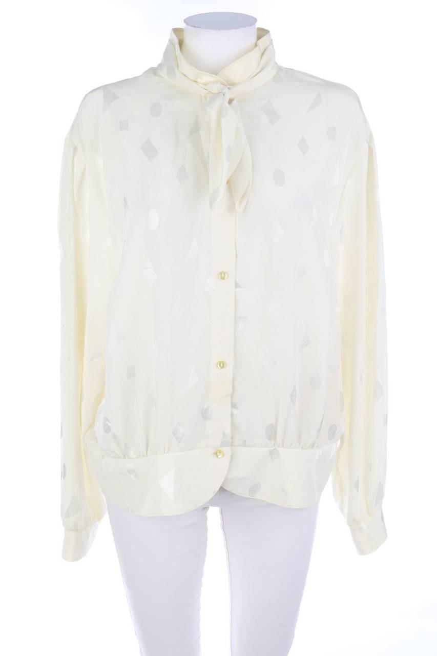 Carou VINTAGE Bluse mit geometrischem Muster