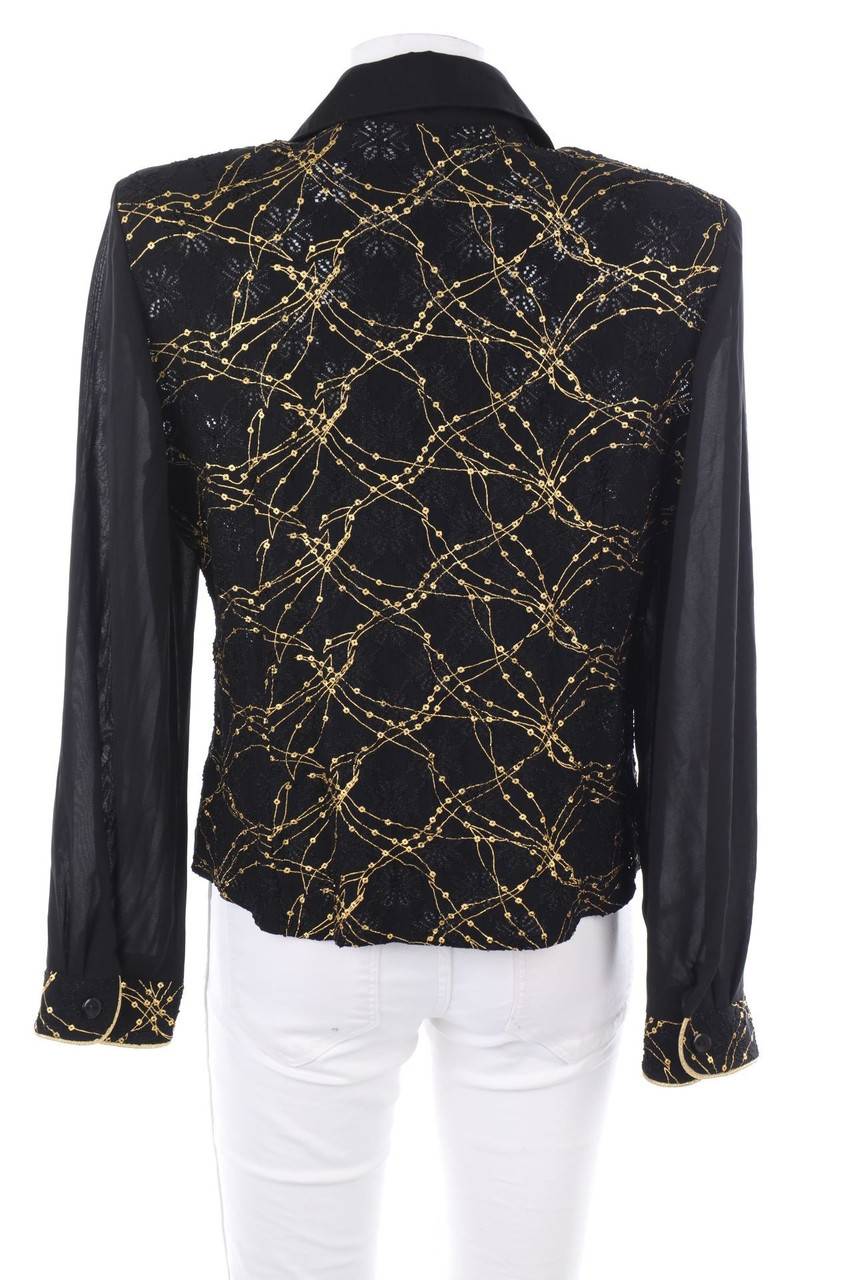 Carou VINTAGE Bluse Mit Lochspitze