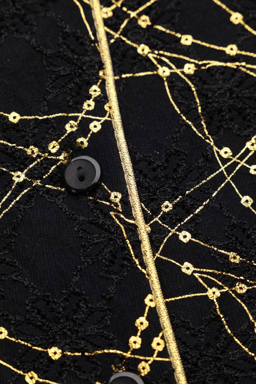 Carou VINTAGE Bluse Mit Lochspitze