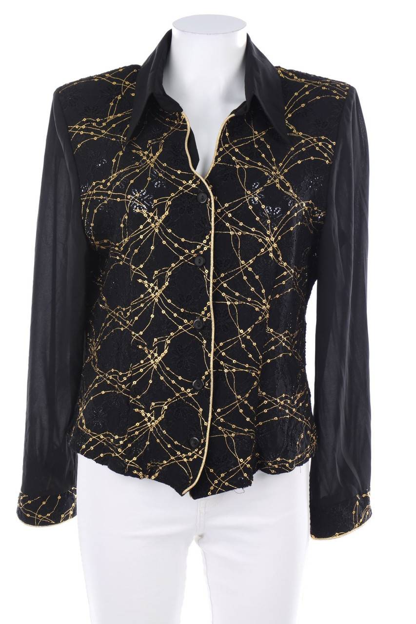 Carou VINTAGE Bluse mit Lochspitze