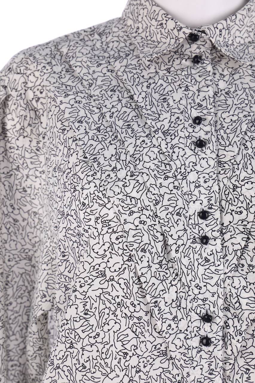 Carou VINTAGE Bluse Mit Print Mit Print
