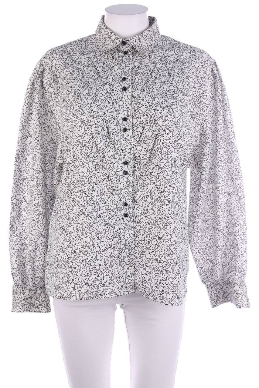 Carou VINTAGE Bluse mit Print mit Print