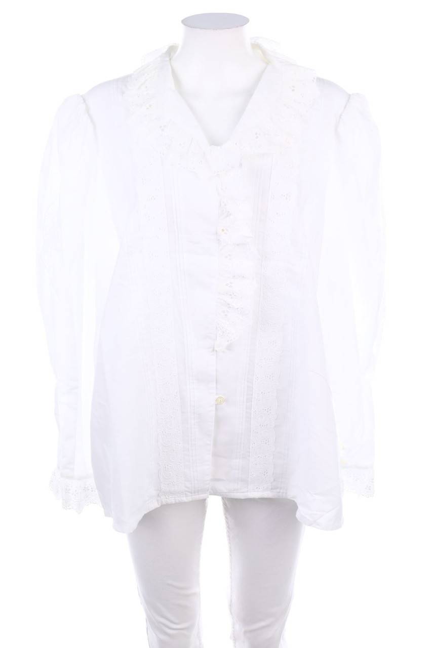 Carou VINTAGE Bluse mit Spitze