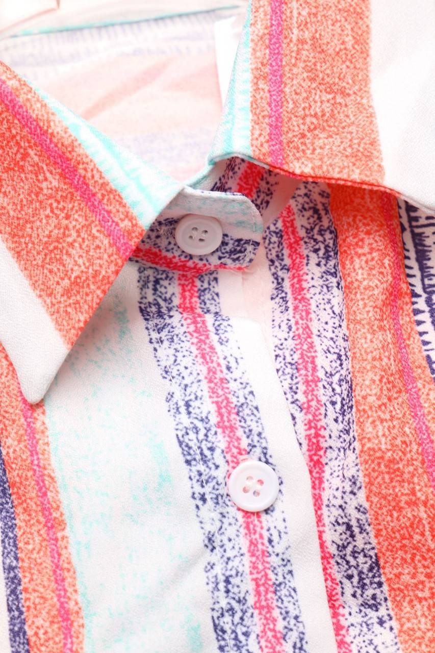 Carou VINTAGE Bluse Mit Streifen
