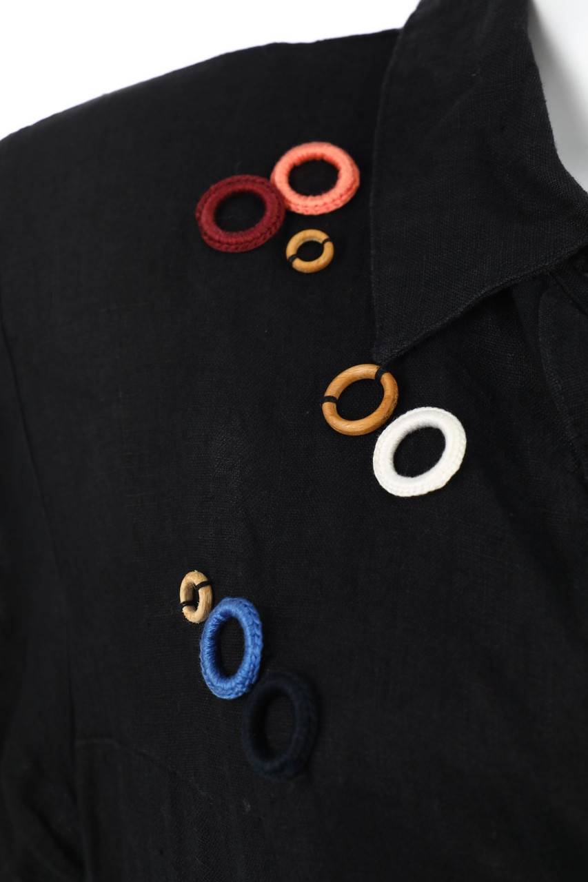 Carou VINTAGE Blusenkleid Aus Leinen