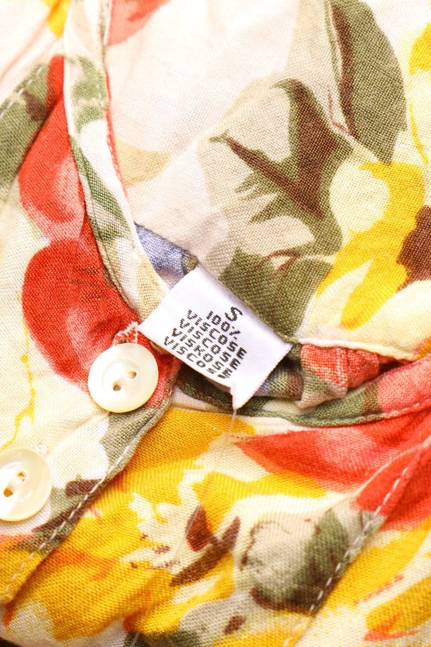 Carou VINTAGE Blusenkleid Mit Blumen-Print