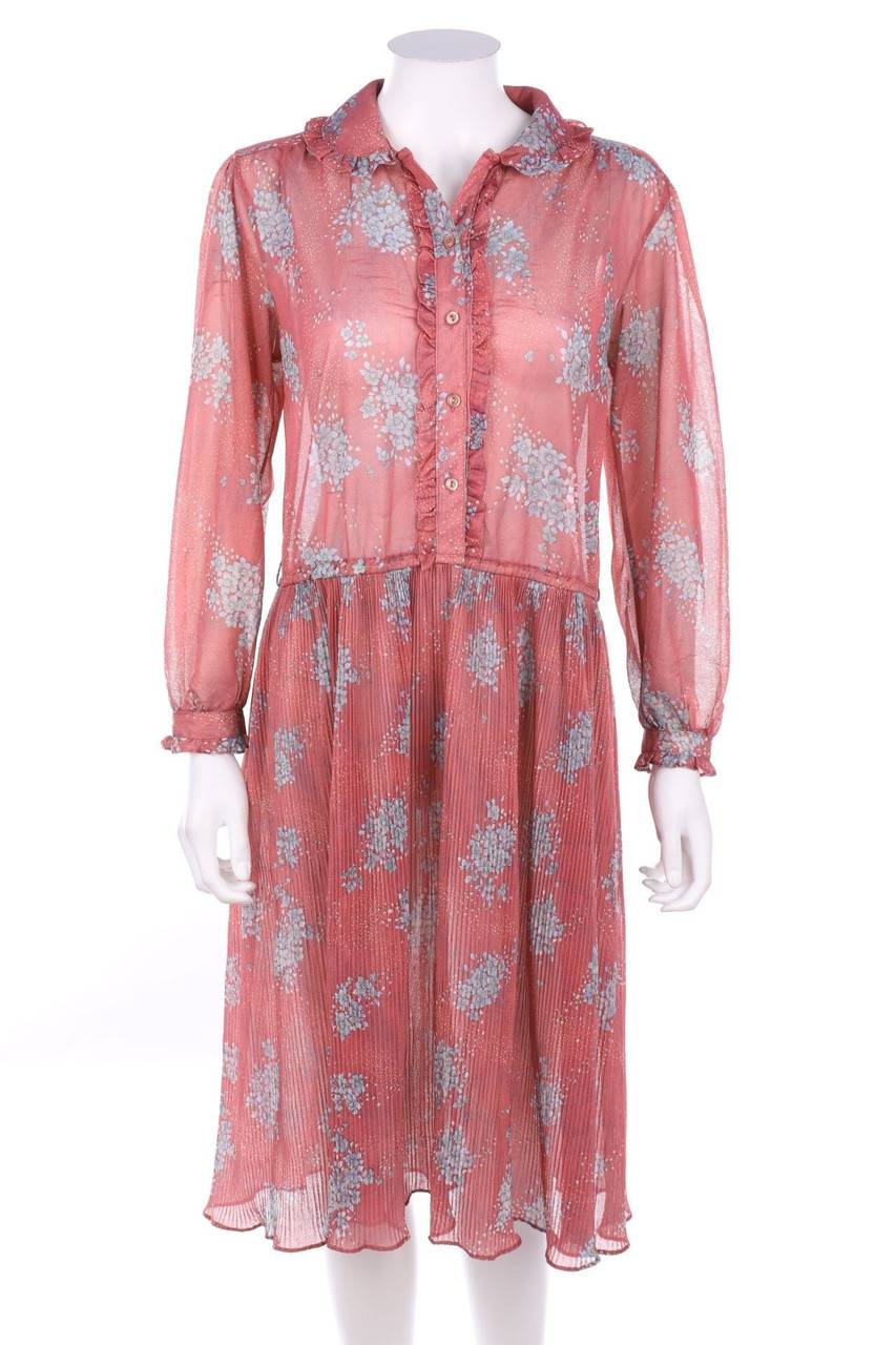 Carou VINTAGE Blusenkleid mit Blumen-Print