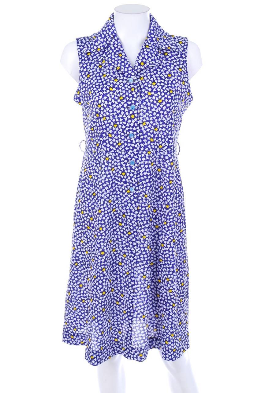 Carou VINTAGE Blusenkleid mit Blumen-Print
