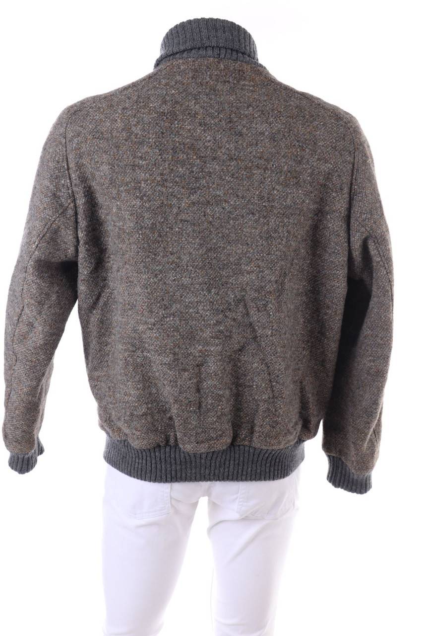 Carou VINTAGE Bomber-Jacke Aus Woll-Mix