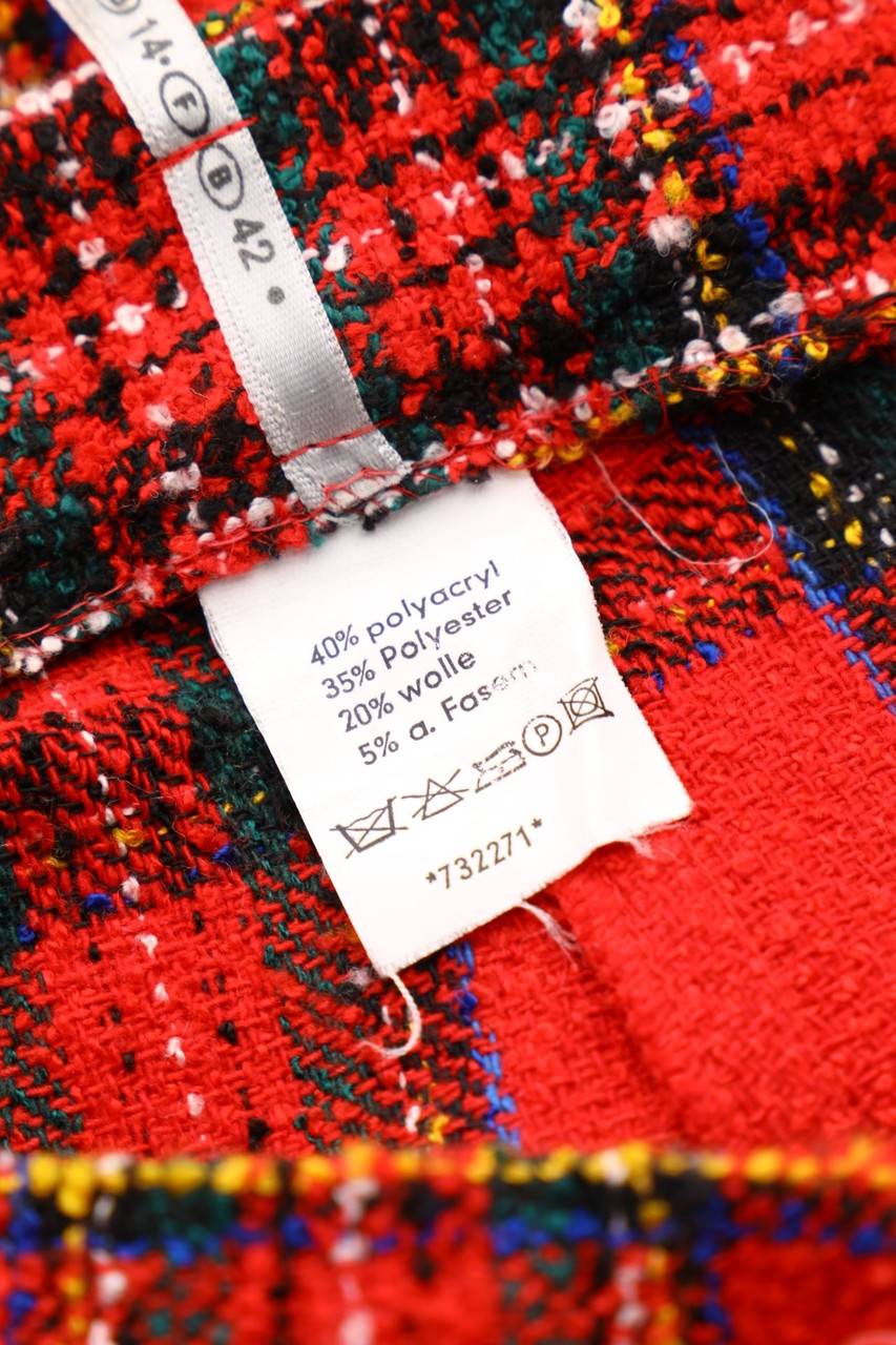 Carou VINTAGE Brit Style-Bouclé-Shorts Mit Wolle