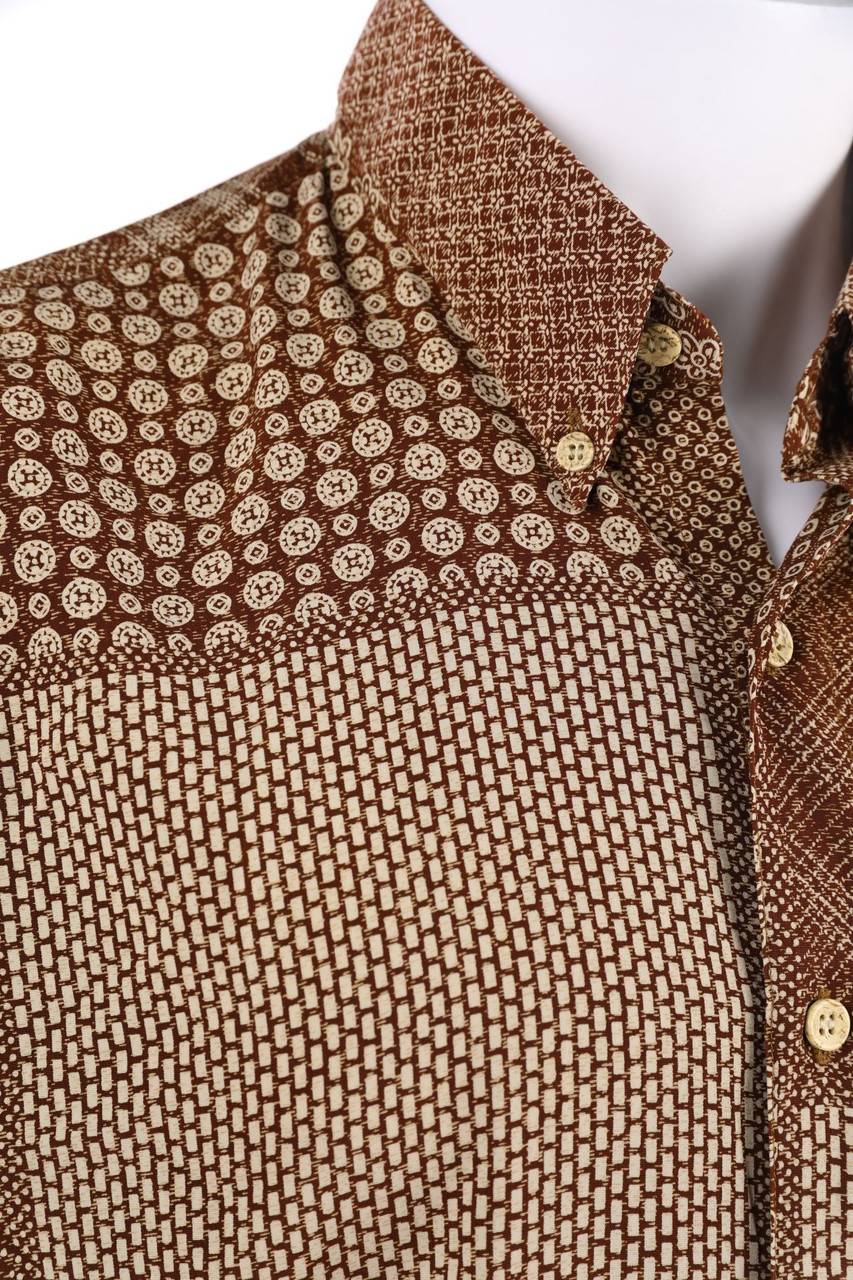 Carou VINTAGE Button-down-Hemd Mit Print