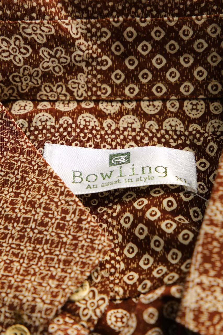 Carou VINTAGE Button-down-Hemd Mit Print