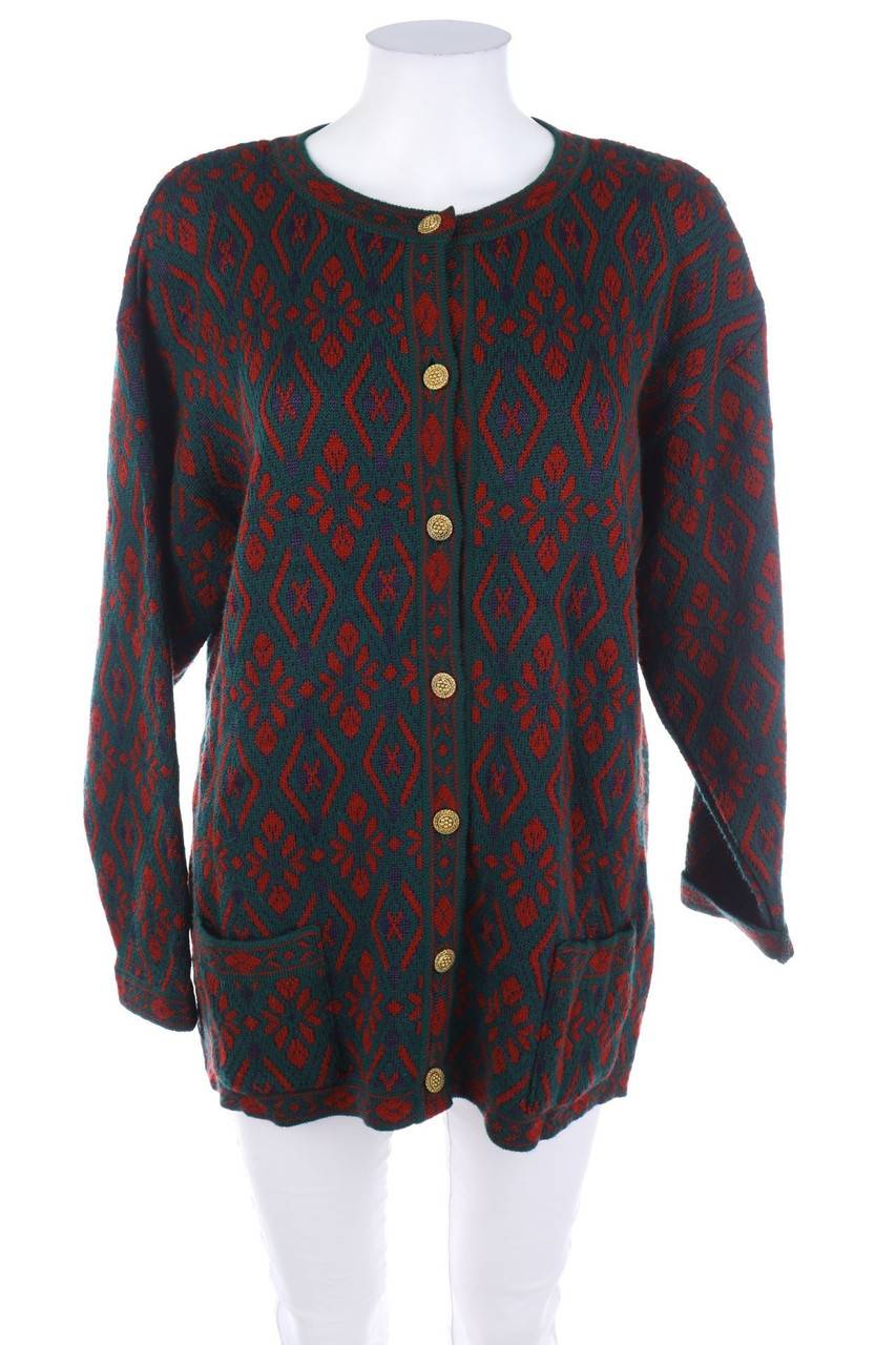 Carou VINTAGE Cardigan aus Schurwoll-Mix