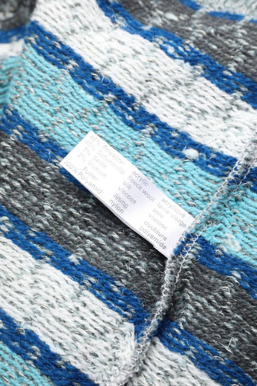 Carou VINTAGE Cardigan Aus Schurwoll-Mix Mit Seide