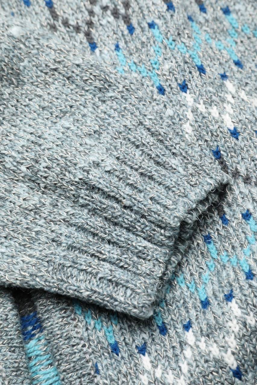 Carou VINTAGE Cardigan Aus Schurwoll-Mix Mit Seide