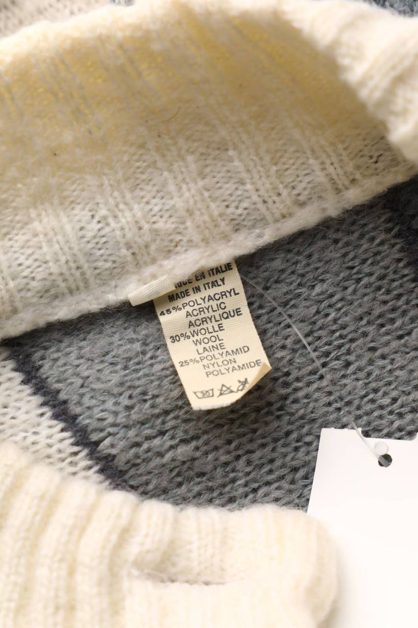 Carou VINTAGE Cardigan Aus Woll-Mix Mit Streifen