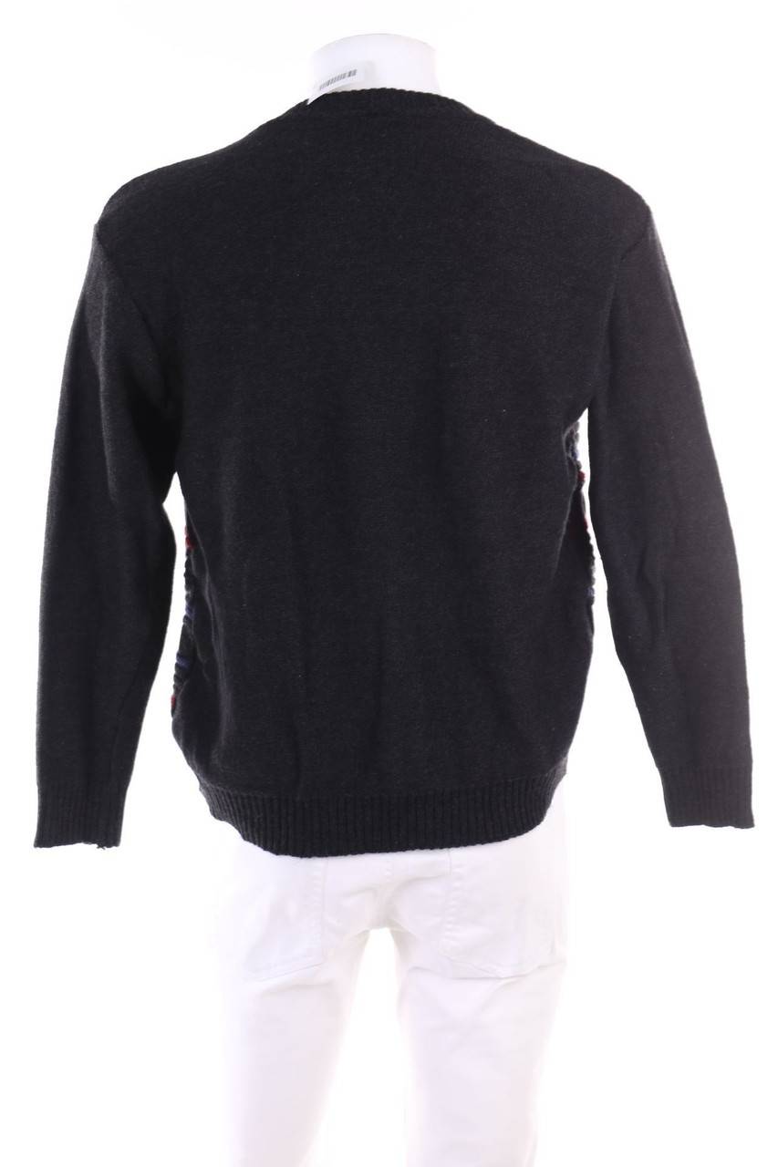 Carou VINTAGE Cardigan Aus Woll-Mix Mit Streifen