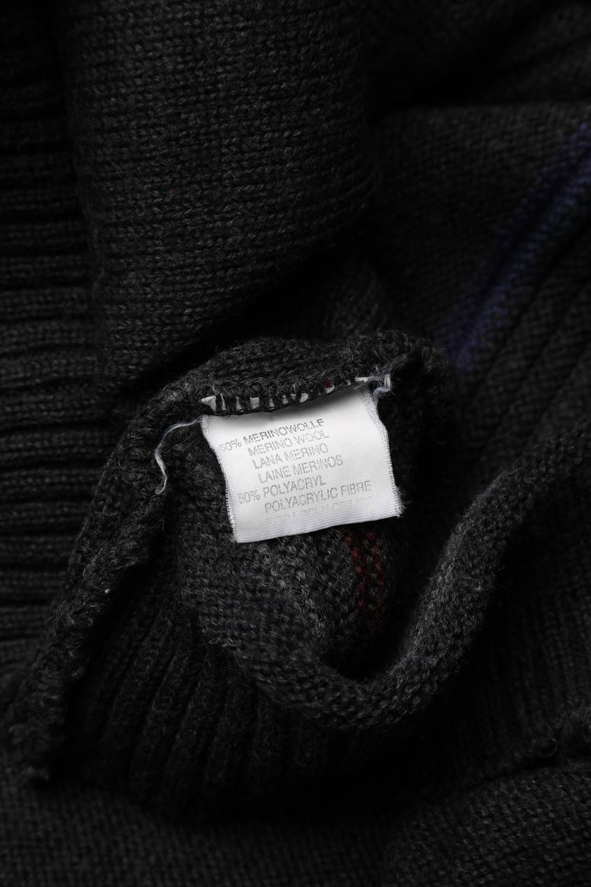 Carou VINTAGE Cardigan Aus Woll-Mix Mit Streifen