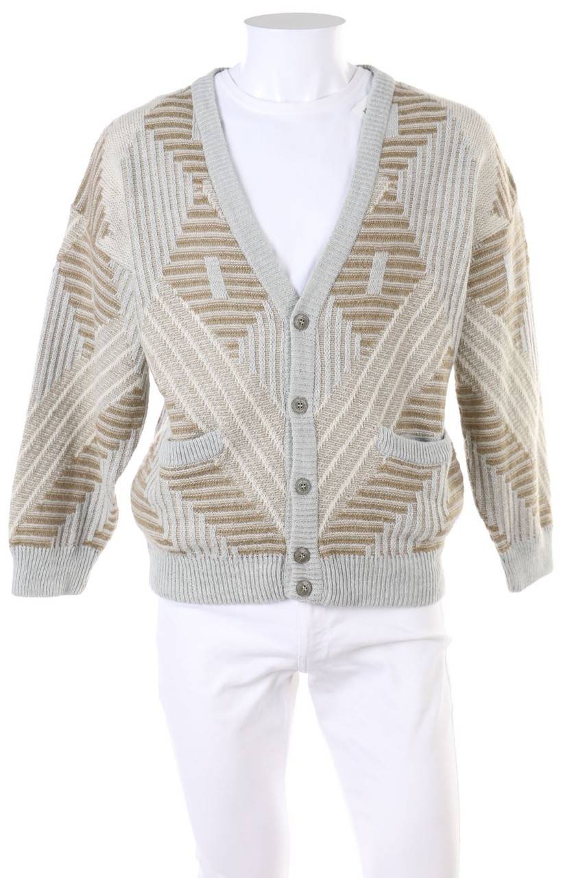 Carou VINTAGE Cardigan mit Ethno-Print