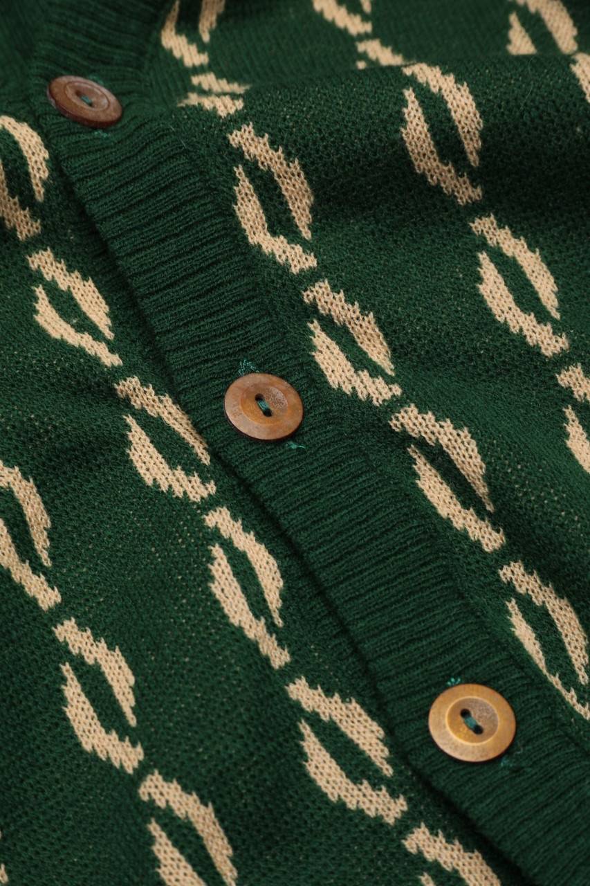 Carou VINTAGE Cardigan Mit Muster