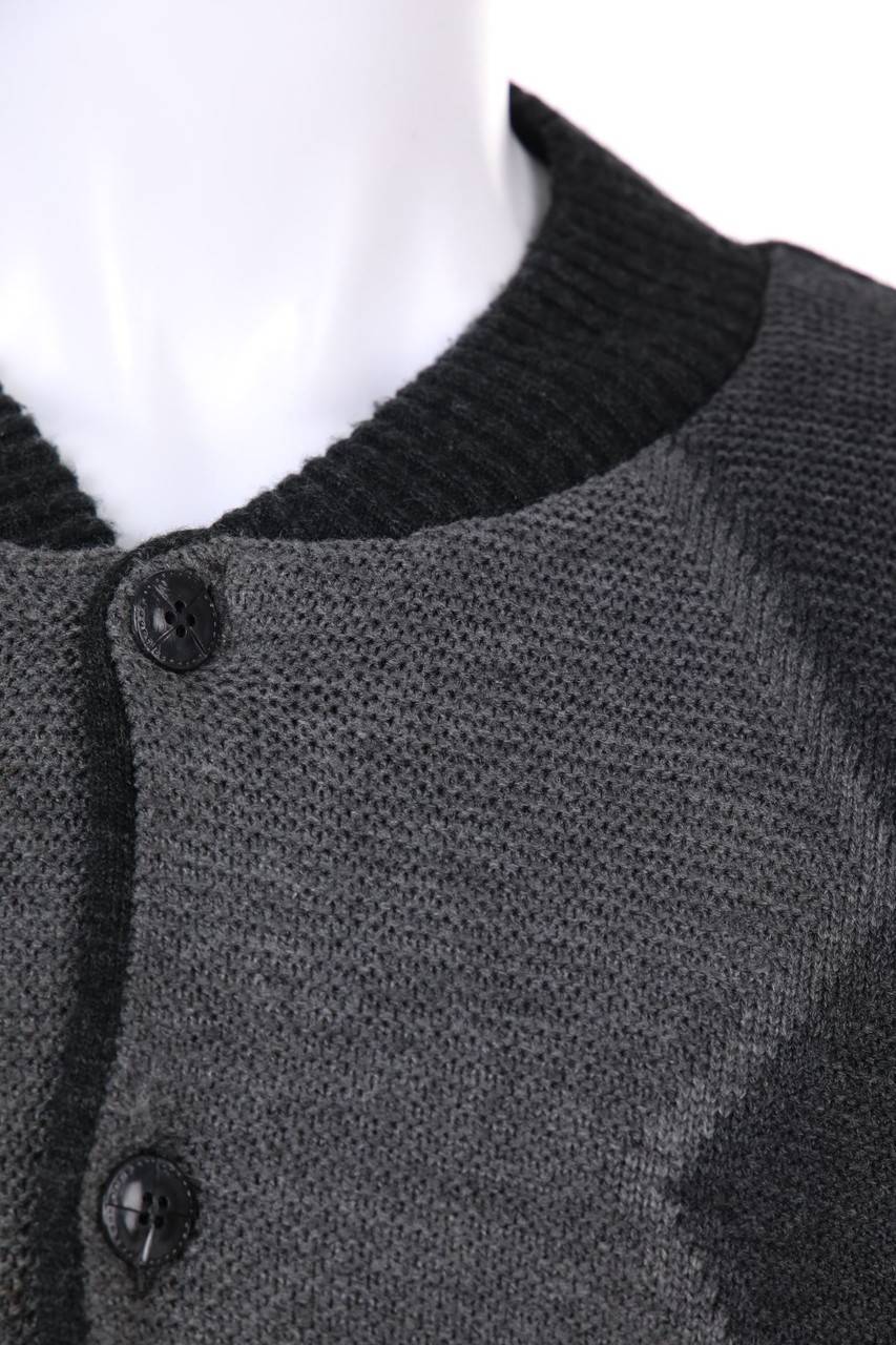 Carou VINTAGE Cardigan Mit Zickzack-Muster