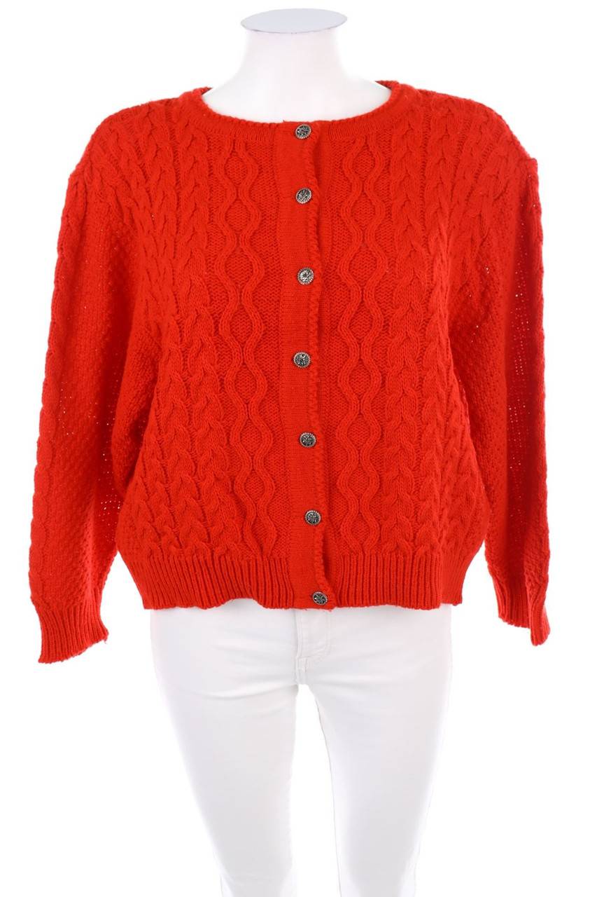 Carou VINTAGE Cardigan mit Zopf-Muster