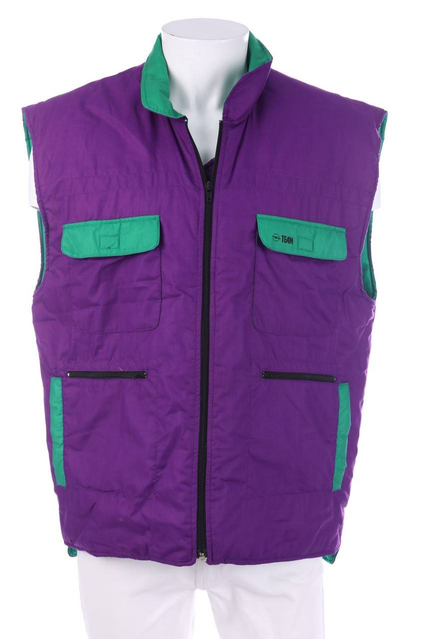 Carou VINTAGE Colour Blocking-wattierte Weste