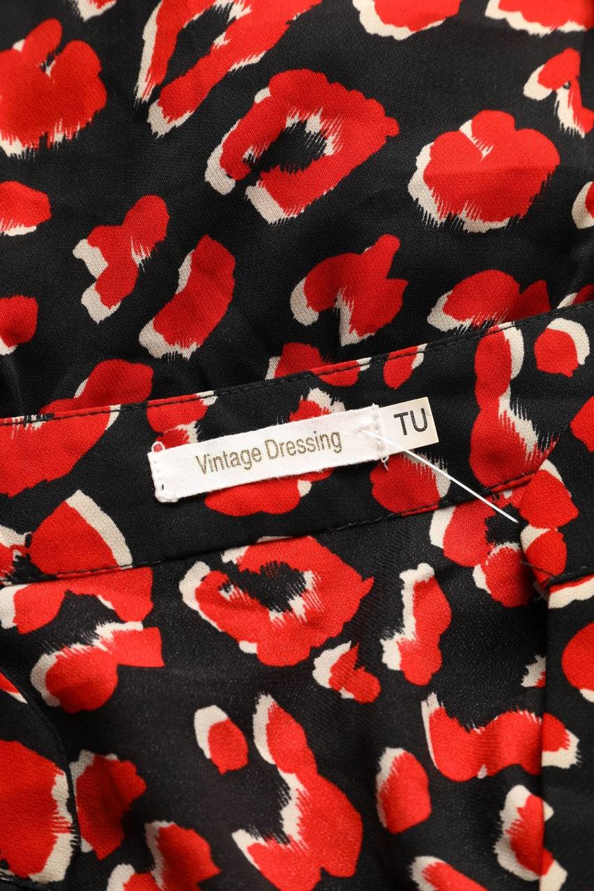 Carou VINTAGE DRESSING Print-Kleid Mit Volants