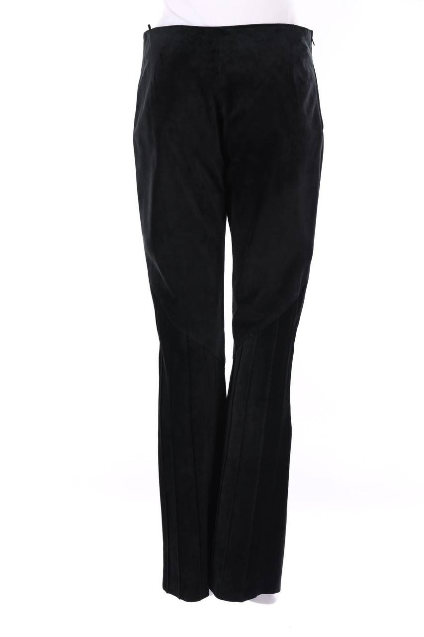 Carou VINTAGE Echt-Leder-Hose Mit Steppung