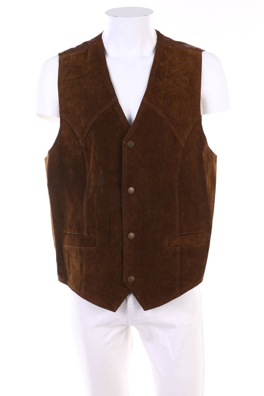 Carou VINTAGE Echt-Leder-Weste