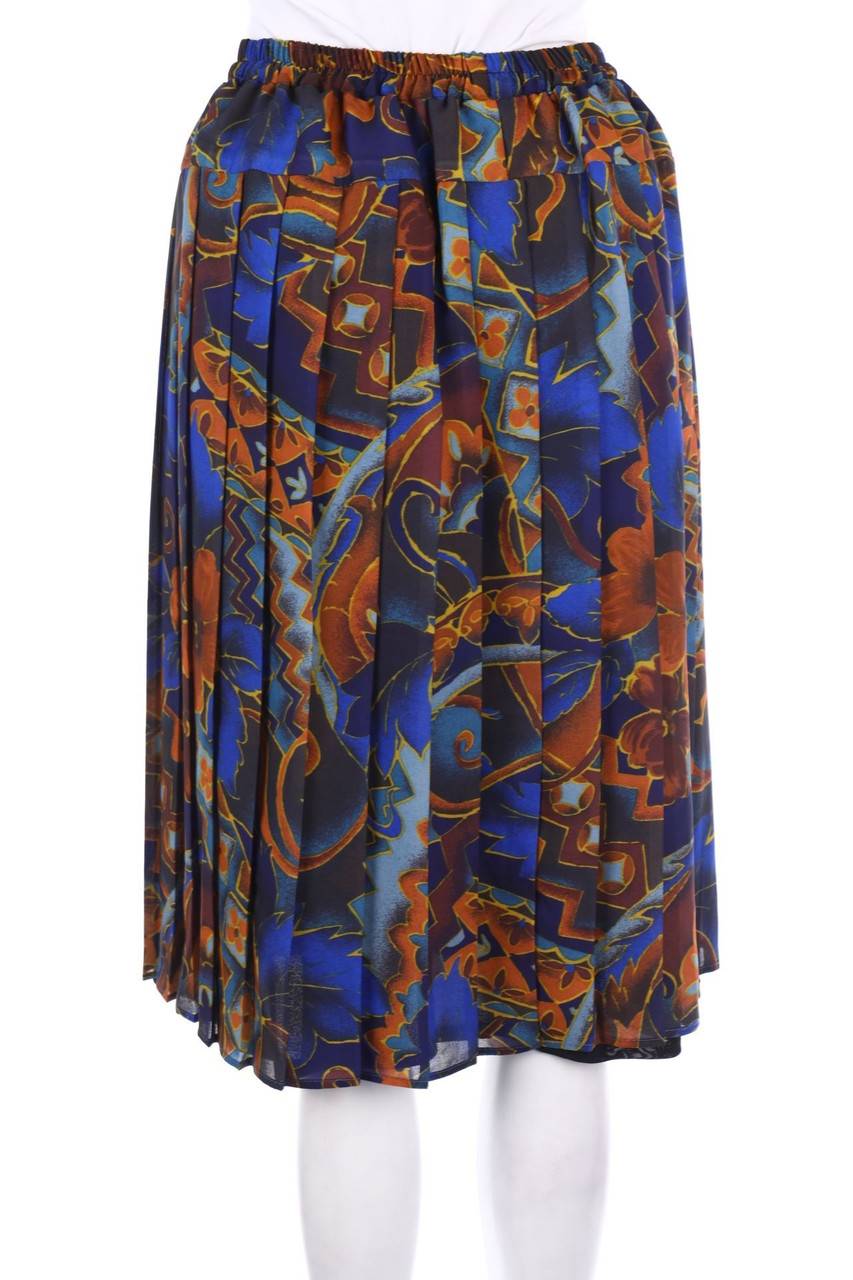 Carou VINTAGE Falten-Rock Mit Print