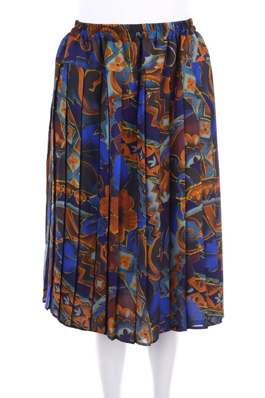 Carou VINTAGE Falten-Rock mit Print