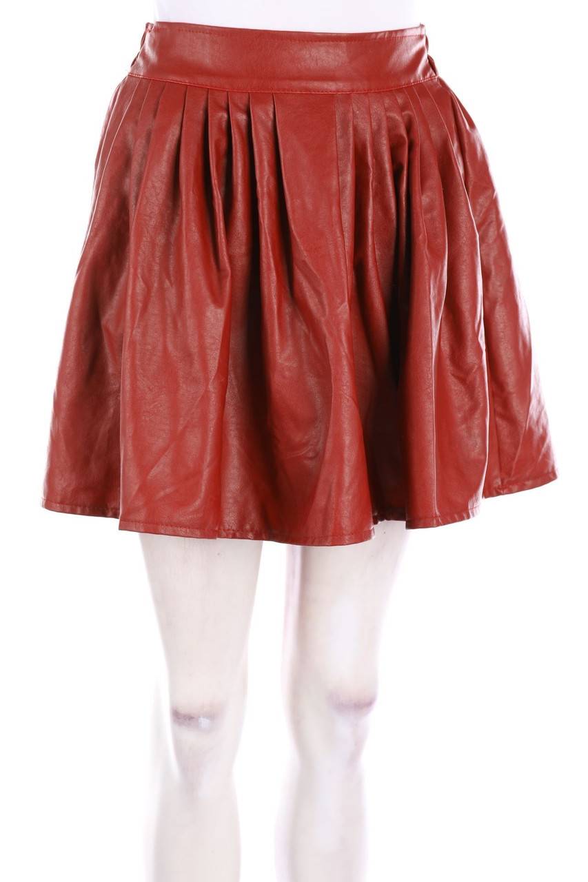 Carou VINTAGE Faux Leather-Mini-Rock