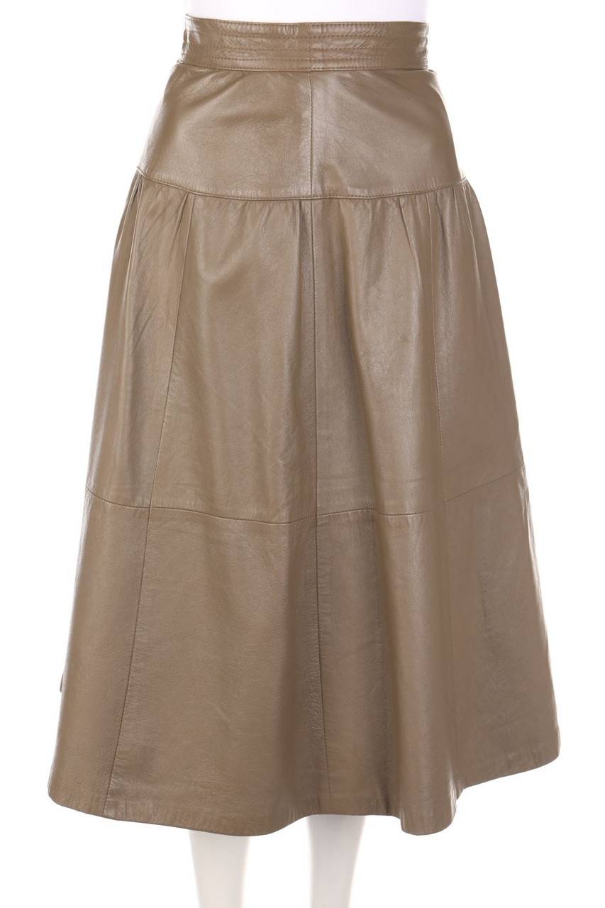 Carou VINTAGE Faux Leather-Vintage-Midirock