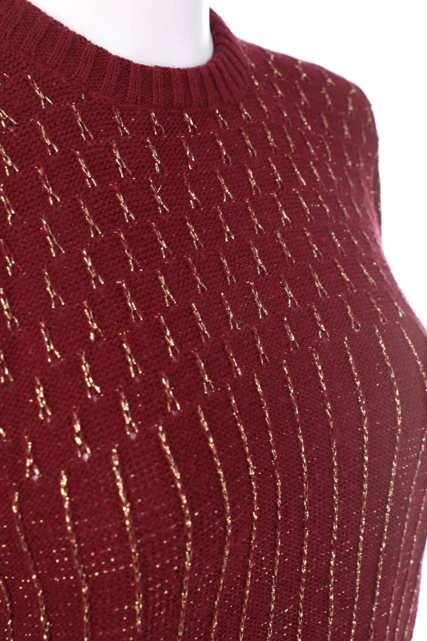 Carou VINTAGE Glitzer-Strick-Pullover