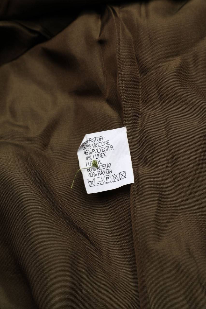 Carou VINTAGE Glitzer-Weste Mit Blumen-Print